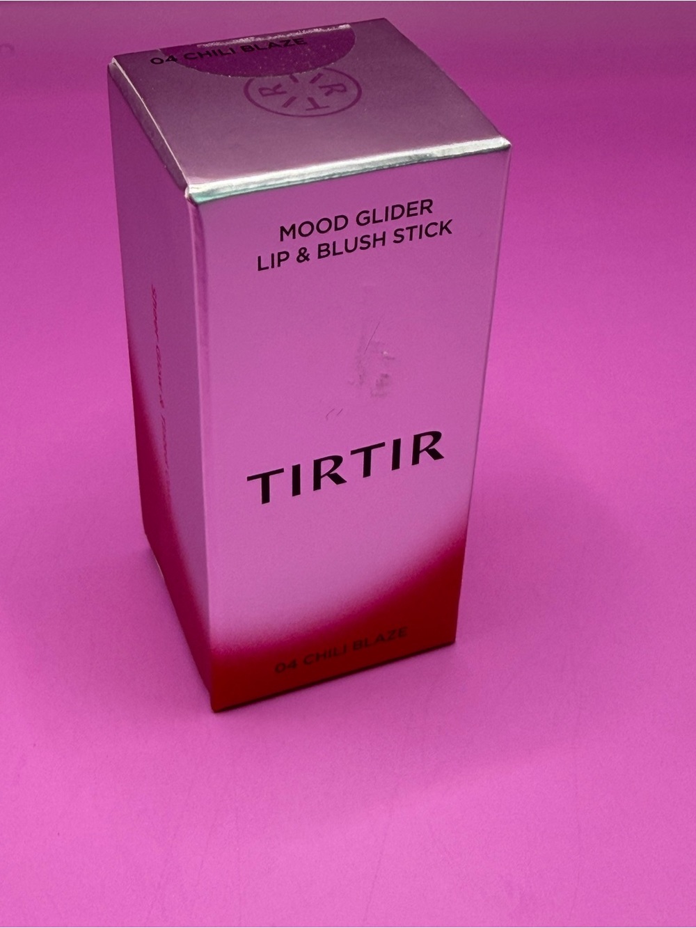 TIRTIR Mood Glider Lip & Blush Stick — Chili Blaze (Pink/Red)